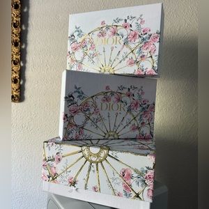 3 DIOR BOXES ! 2 SMALL 1 MEDIUM